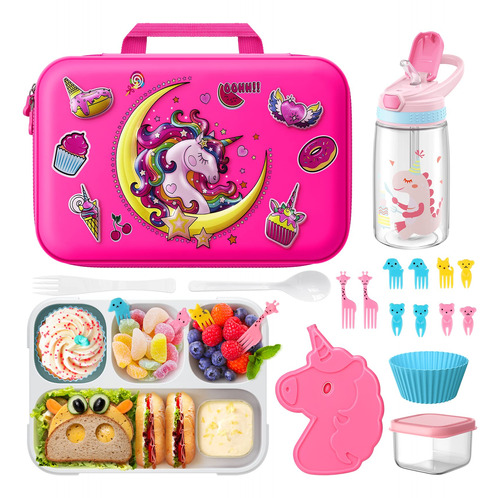 Lunch Box With Lunch Bag Wayeee Bento Box Set Para Nias - B