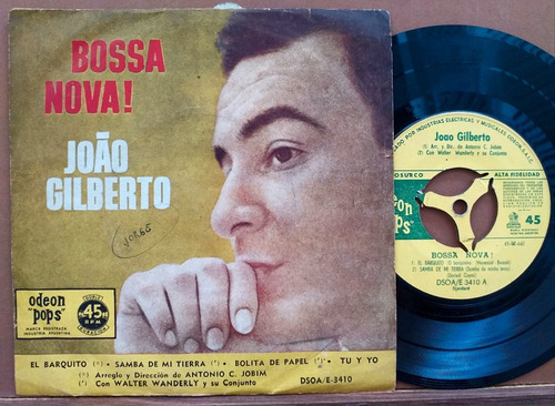 João Gilberto - Bossa Nova! - Ep Simple 1962 Musica Brasil