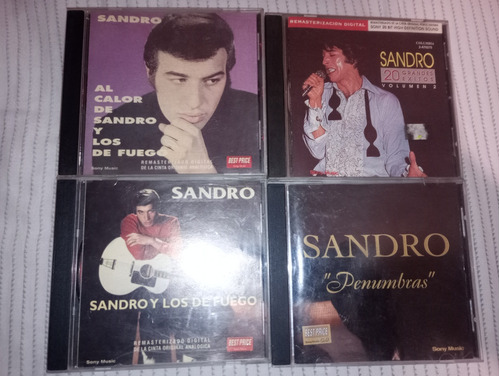 Lote X 4 Cds Sandro 