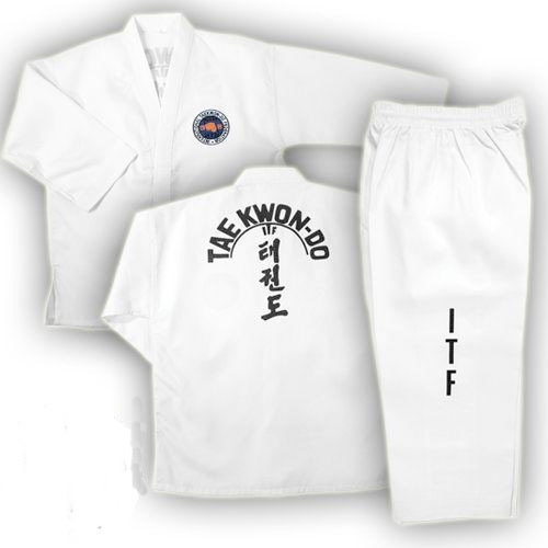 Traje De Taekwondo - Dobok Taekwondo Itf. Altura 1.50 