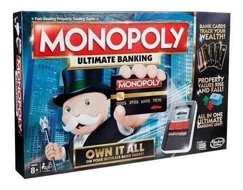 Monopoly Juego De Mesa Banco Electrónico Ultimate Hasbro 