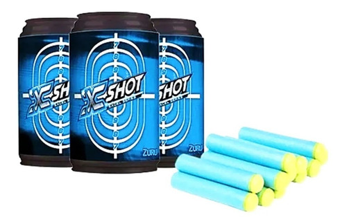 Arma Lanza Dardos X-shot Zombie X 2 + 8 Dardos + 3 Blancos