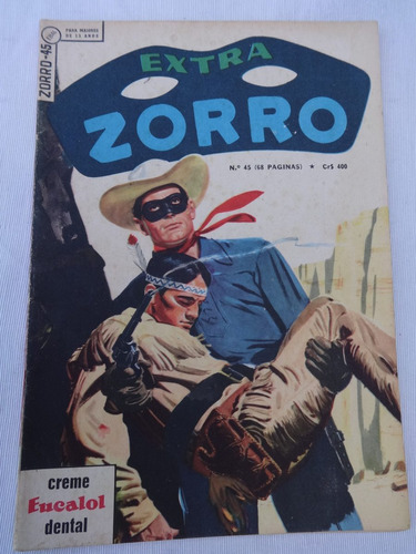 Zorro ( Extra ) Nº 45 - O Menino-xerife - 1966 - Ebal