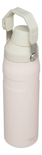 Termo Stanley Botella Flujo Rápido Rose Quartz Glimmer 709ml Rosa Claro