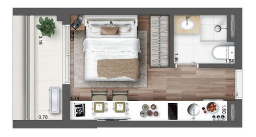 Imagem 18 de 19 de Apartamento À Venda No Bairro Santo Amaro - São Paulo/sp - O-17939-29797