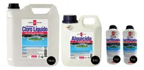 Comprar Cloro Piscina 10 Lts + Alguicida 5 Lts + Clarificador 2 Lts