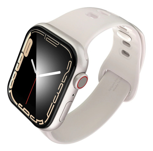 Imagem 5 de 5 de Pelicula Spigen Ez Fit Para Apple Watch S7 45mm