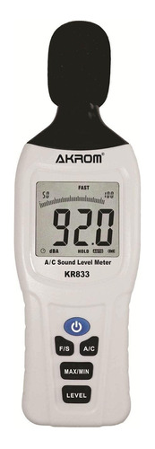 Decibelímetro Kr833 - Certificado Rbc/inmetro - A/c