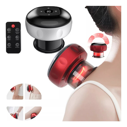 Masajeador Eléctrico Con Ventosa Y Ventosa Gua Sha Pro