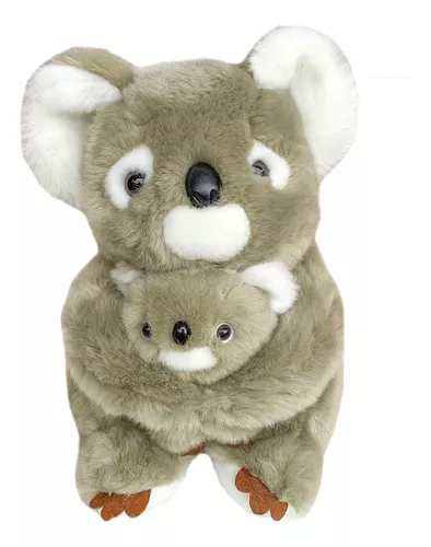  Juguete de peluche de Koala de 11 pulgadas para mamá y bebé,  juguete de peluche (gris) : Juguetes y Juegos