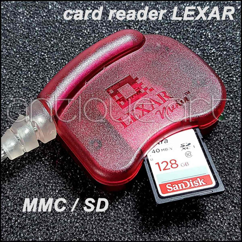 A64 Lector Tarjeta Memoria Sd Mmc Sdhc Lexar Media Usb 2.0