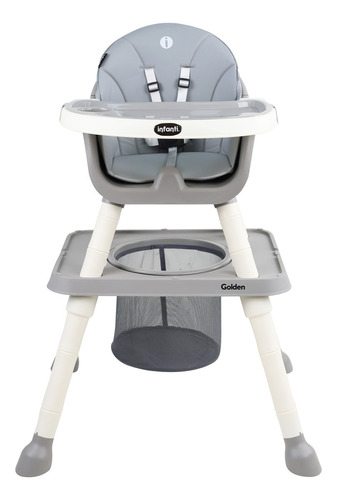 Silla Alta 6 En 1 Golden Multifuncional Color Gris Infanti Golden Gris