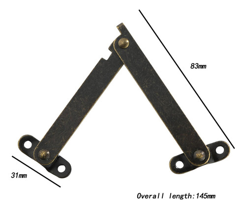 4 X 2 Uds Tapa Elevadora Tapa Solapa Soporte Soporte