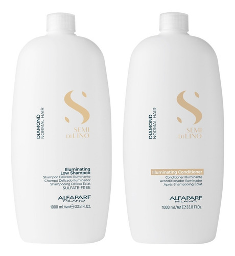 Kit Alfaparf Semi Di Lino Shampoo + Acondicionador X 1000 Ml