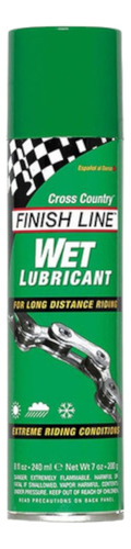 Lubricante Cadena Bicicleta Finish Line Húmedo Aero 240ml 