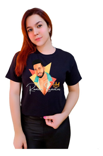 Polera Romeo Santos Concierto Chile2023 Familiar 100%aLG 629