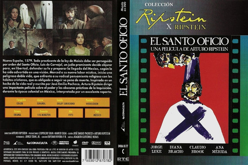 El Santo Oficio - Arturo Ripstein - Inquisicion - Dvd