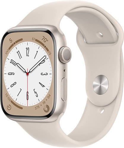 Apple Watch Series 8 Con Gps 45mm M/l - Starlight - Excelente (Reacondicionado)