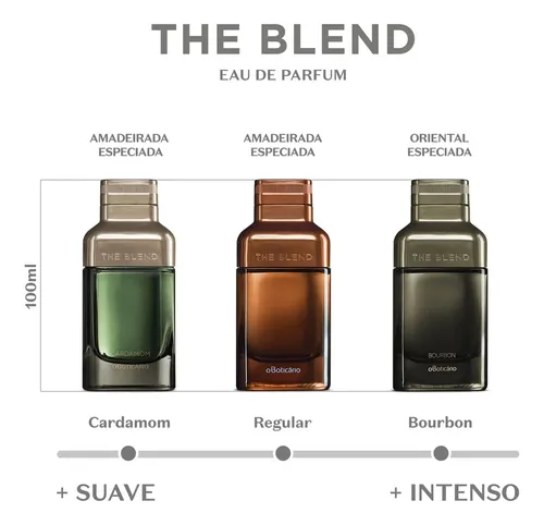 Boticário The Blend Cardamom Eau De Parfum Masculino 100ml