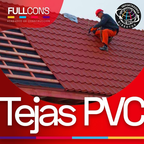 Imagen 2 de 10 de Tejas Española En Pvc Distintos Colores Para Techos