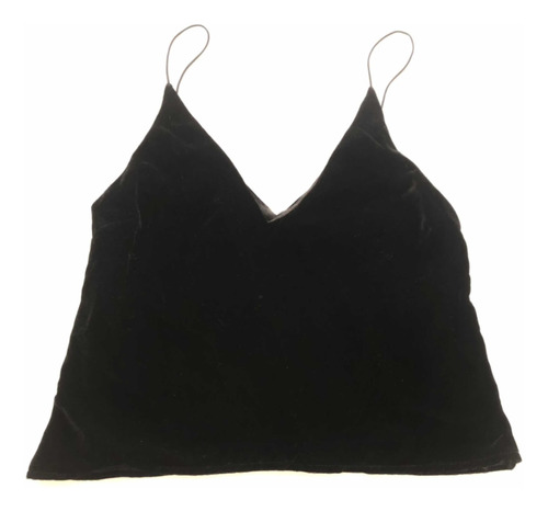 Remera Top Ay Not Dead Mujer Velvet Negro