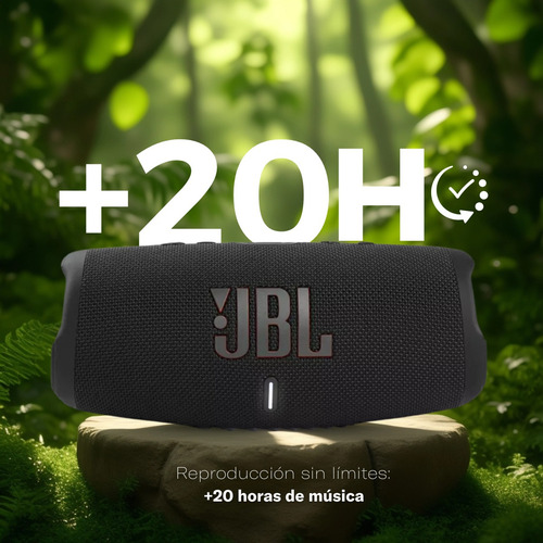 Parlante Jbl Charge 5 Portatil Bluetooth Waterproof Rojo Negro
