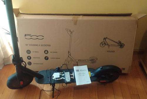Monopatin Electrico Fiat 500 F10 Plegablenuevopermuto X Moto