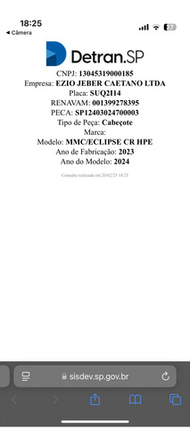 Motor Eclipse Cros 2023 Turbo Baixado Pelo Detran Zero Km (Usado)