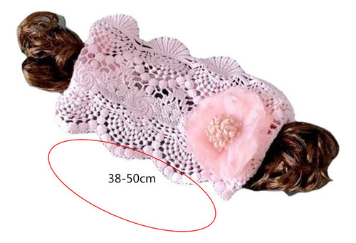 (paquete) Diadema Creativa Para Bebé Niña, Flequillo, Peluca