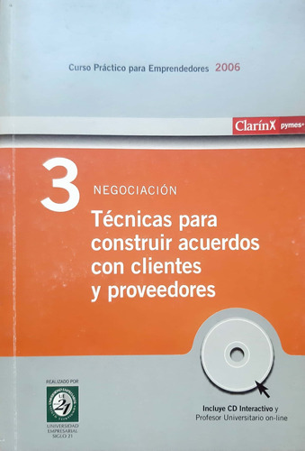 Curso Práctico Para Emprendedores Negociación Clarín  #