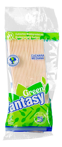 500 Cucharas Medianas Biodegradables