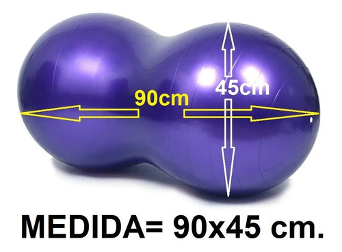 Imagen 2 de 6 de Pelota Esferodinamia Mani Pilates Yoga Bean Gym Fitnessball