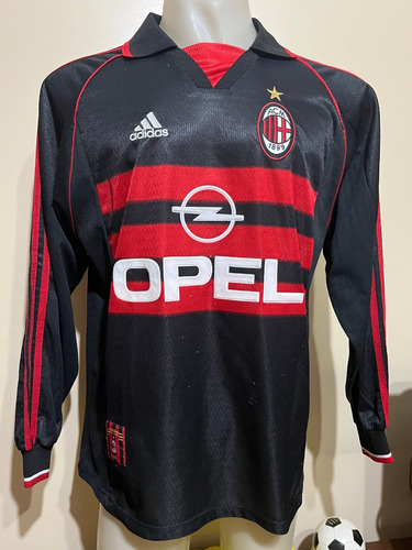 Camiseta Milan Italia 1998 1999 2000 Maldini #3 Tanogol L/xl