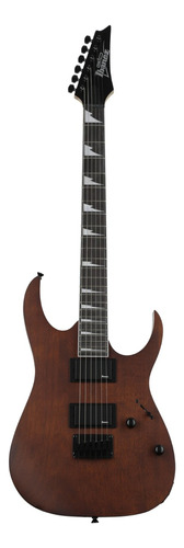 Guitarra Eléctrica Ibanez Rg Gio Grg121dx Soloist De Okoume Walnut Flat Con Diapasón De Amaranto