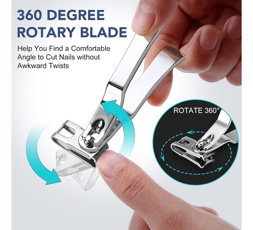 Kit Pinzas Tijeras Para Uñas Grandes Resistentes Afiladas