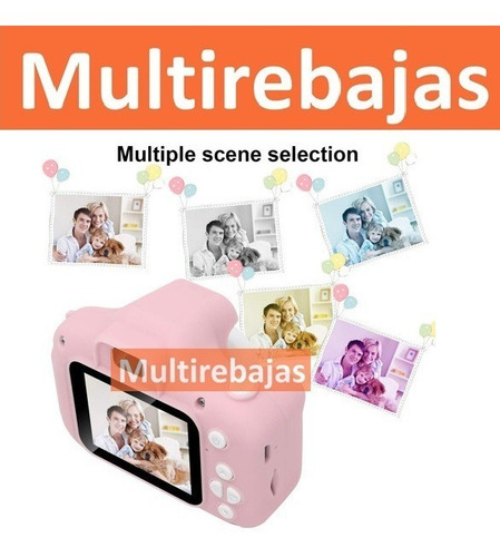 Cámara Digital Recargable Con Pantalla Hd Para Niñas