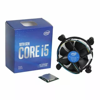 Procesador gamer Intel Core i5-10400F BX8070110400F de 6 núcleos y 4.3GHz de frecuencia sin gráfica integrada