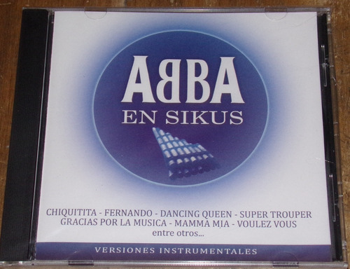 Abba En Sikus Instrumental Cd Nuevo Kktus 