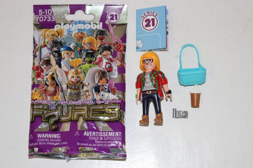 2022 Playmobil 70733 Series 21 Figures Chica Hipster Loose