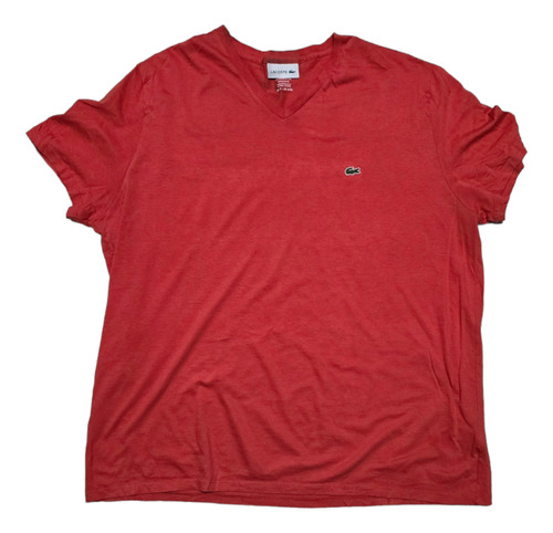 Playera Lacoste 2xl Fr 7 Coral