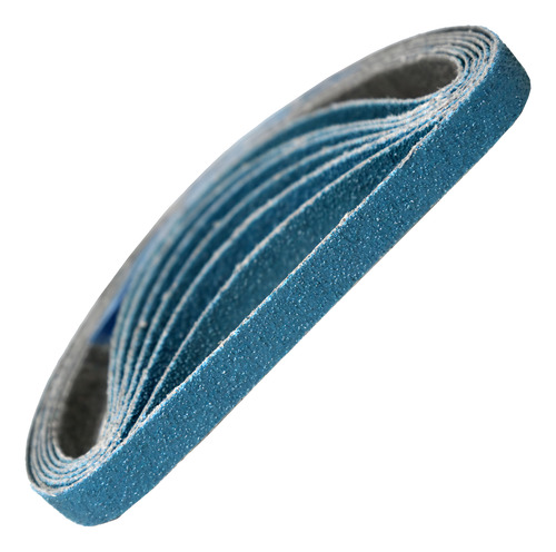 Cinta Lixa 330x12mm Zircônia Lixadeira Pneumatica Kit Com 20