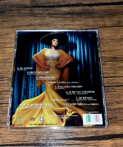 Lucia Mendez Cd Por Amor A Mexico Cd Fan 2023 Tesoros De Col (Usado)
