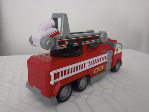 Paw Patrol Camión De Bomberos De La Ciudad Marshall Rojo (Usado)