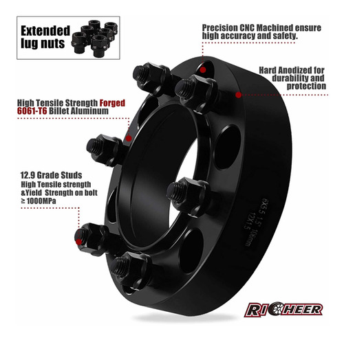 Separador De Rin Para Toyotas Meru, Fj, 4runner Ref 180vrds