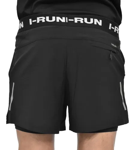 Pantalón Short Deportivo Hombre Importada Running I-run 3001