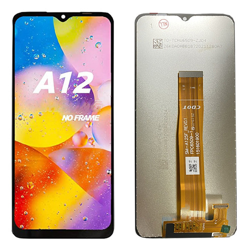 Pantalla Lcd Táctil Para Samsung A12 A125 Sm-a125m A125f
