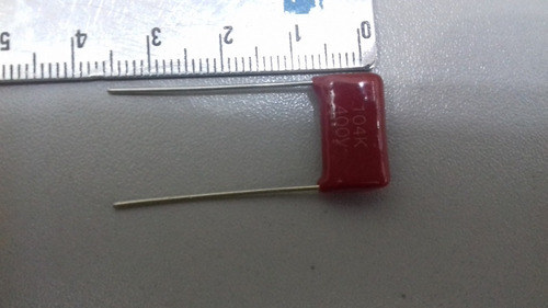 Kit Com 2 Capacitor Poliéster 104k 0,1uf || 100nf || 400v
