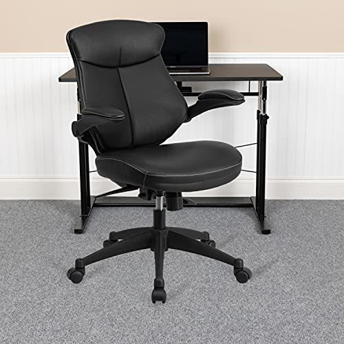 Silla Ejecutiva Negra Ergonómica Con Brazos Reclinables.