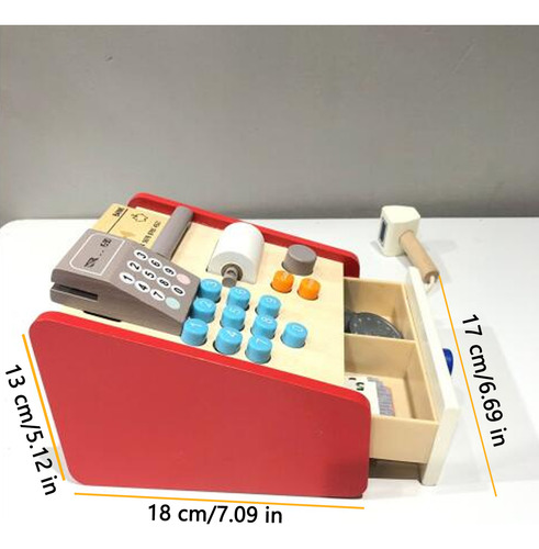 Juego De Simulación De Madera En Forma De U Con Efectivo Par