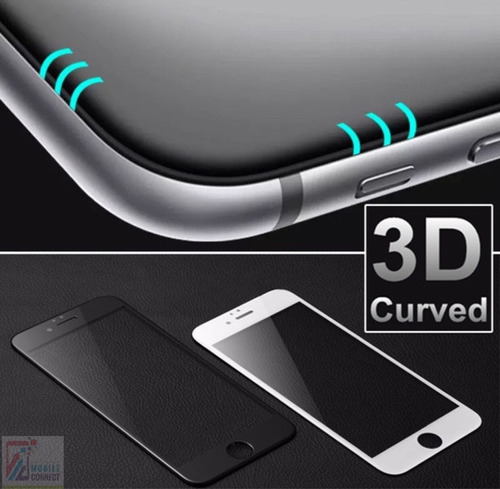 Vidrio Templado Mica Full Cover 3d Para iPhone 6 Plus 7 Plus